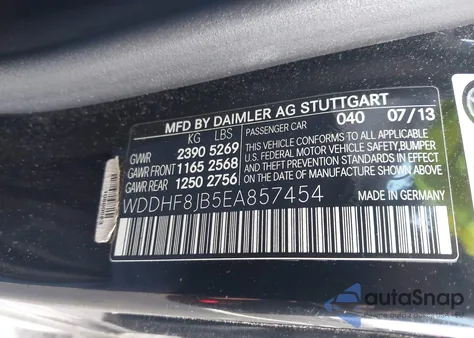 2014 Mercedes-Benz E 350 4Matic from USA, damaged, VIN WDDHF8JB5EA857454